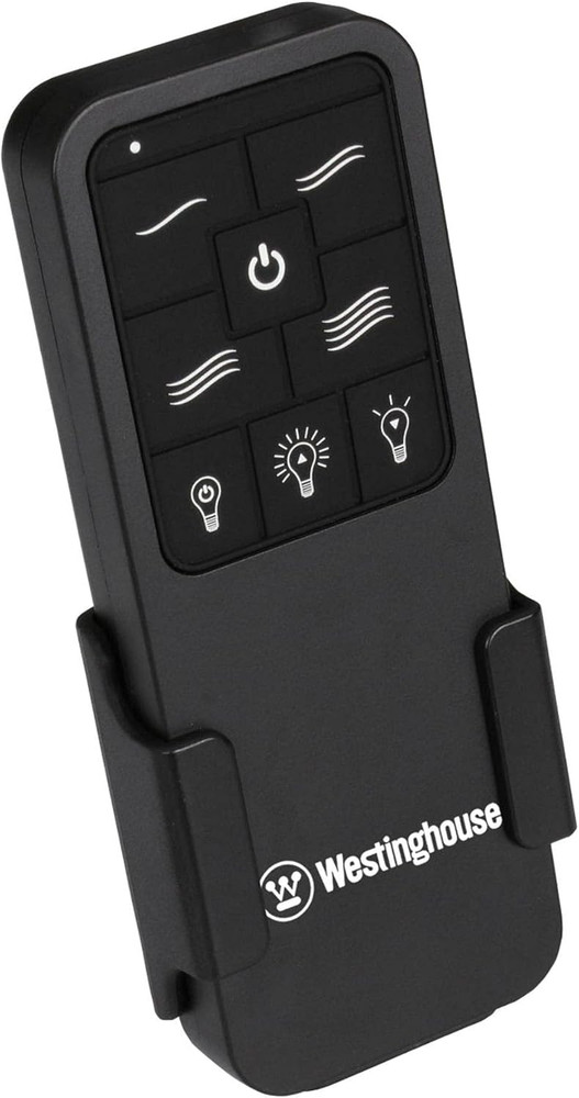 7787900 Four Speed Black Ceiling Fan Remote Control with Backlit Buttons