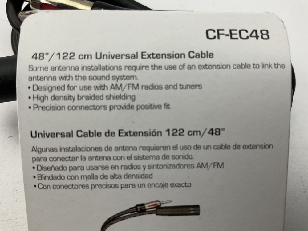 Metra Electronics CF-EC48 48" Antenna Extension Cable