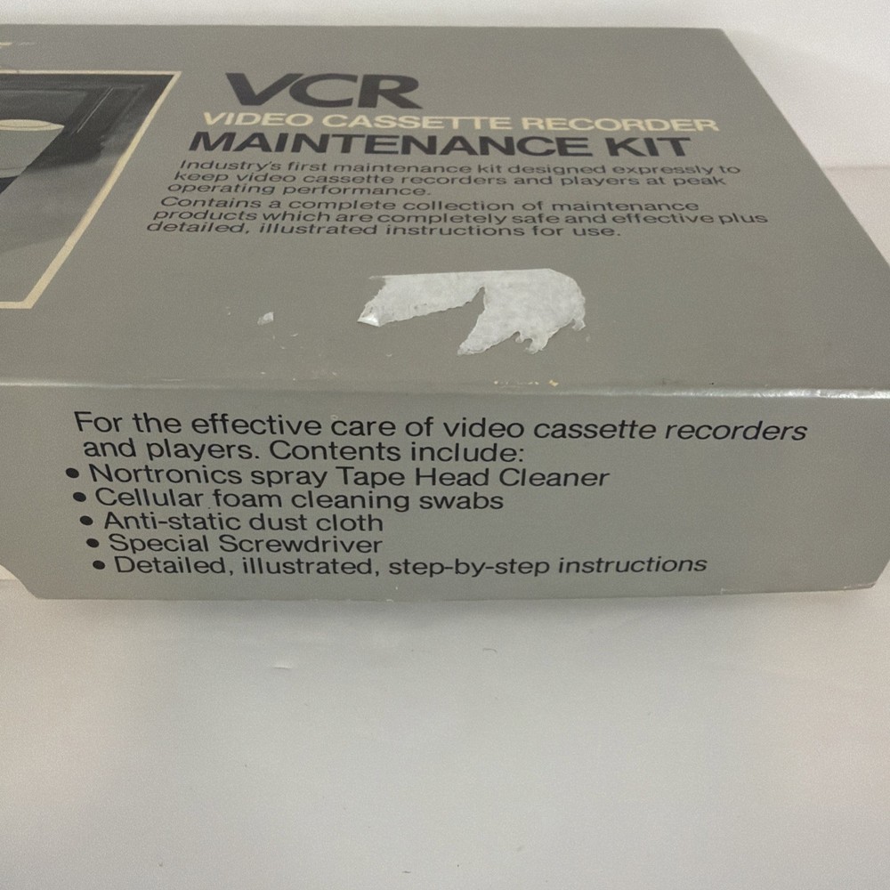 Nortronics VCR Maintenance Kit In Original Box