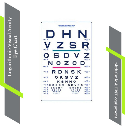 Logarithmic Visual Acuity Eye Chart