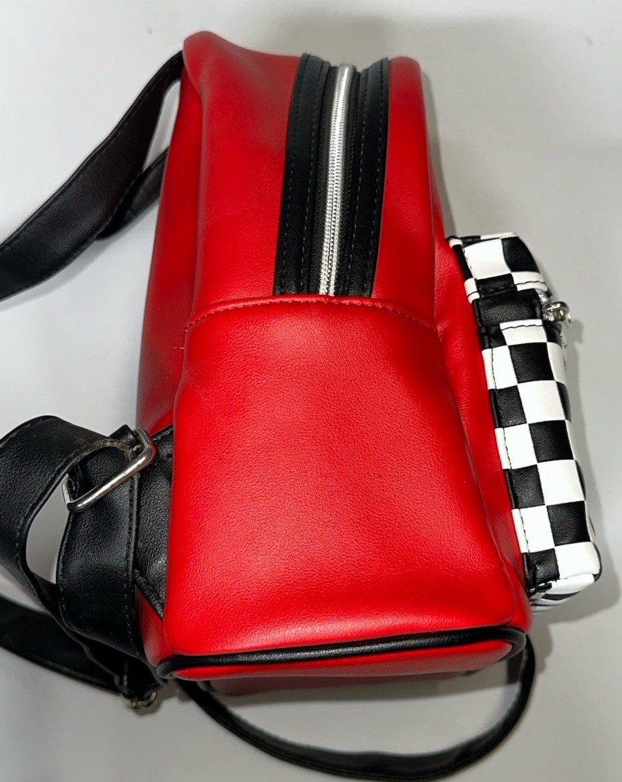 Loungefly Disney Pixar Toy Story Pizza Planet Red Mini Backpack Purse Bag