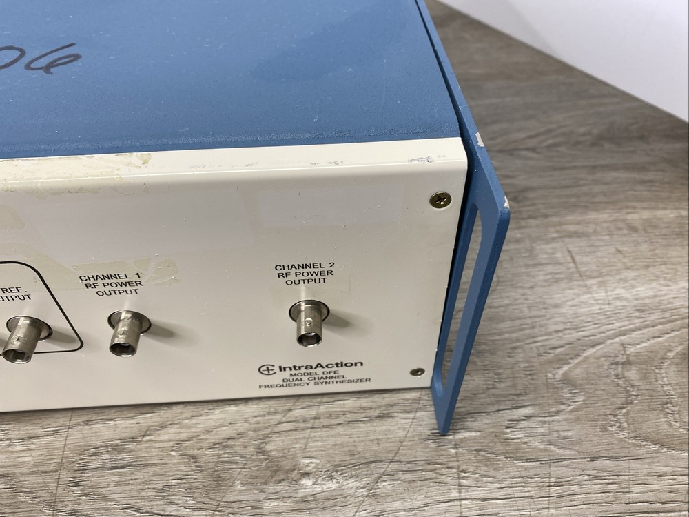 IntraAction DFE-404A4 Model DFE Dual Channel Frequency Synthesizer *Tested Read*