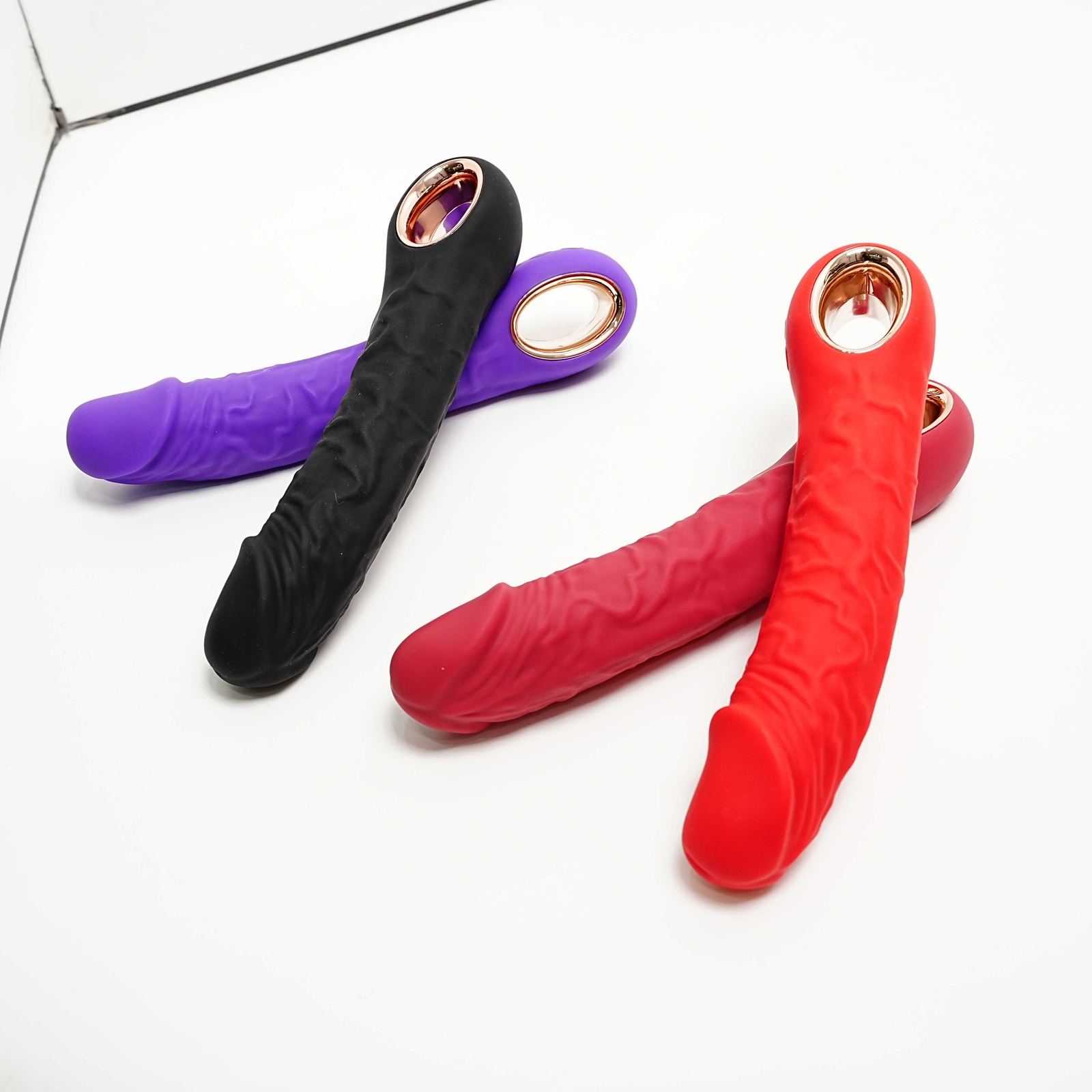 Realistic G Spot Vibrator Dildo Clit Massager Anal Stimulator Sex Toys for Women