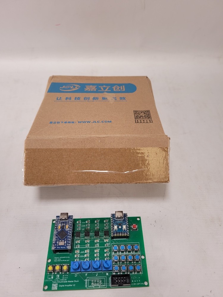 Taiko EmuArcade Master Drum Digital Amplifier V2 Version Board HKDAMPV2-ALL