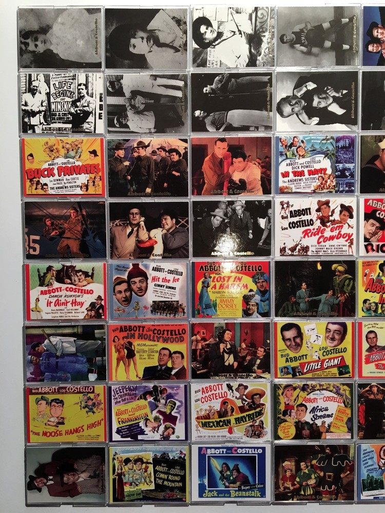 Abbott & Costello Base Card Set 72 Cards