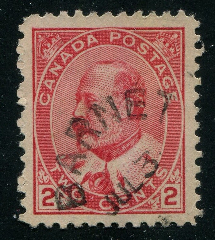 B.C. Split Ring Town Cancel "BARNET"