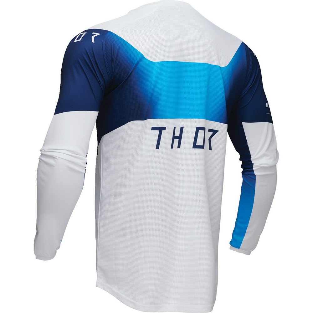 Thor LAUNCHMODE Storm Jersey, White, Off-Road