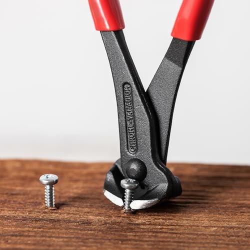 Bates Nail Puller - Cat's Paw Nail Puller & Remover, End Cutting 7", 1 Pack Red