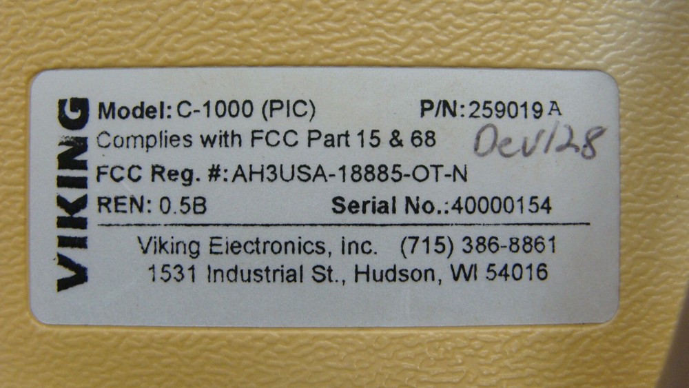 Viking C-1000 Door Entry Controller New NOS