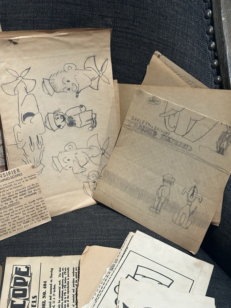 Antique Grapho-Scope Sketch And Draw Set ORIGINAL