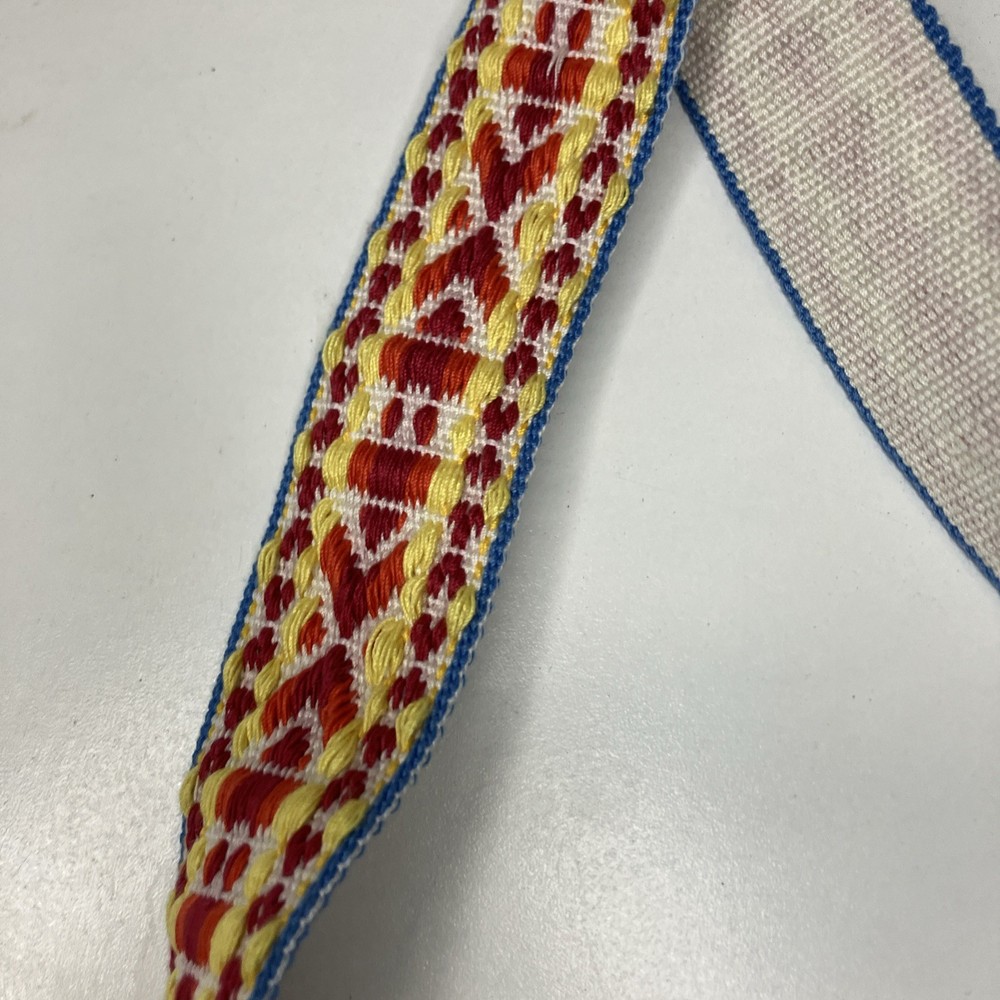 BOHO Bag Strap Adjustable Woven Blue Yellow Red Orange