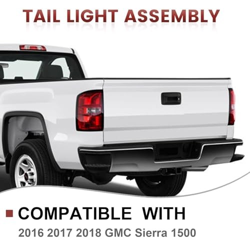 Tail Lights Assembly Compatible with 2016 2017 2018 2016-2018 Left Side Halogen