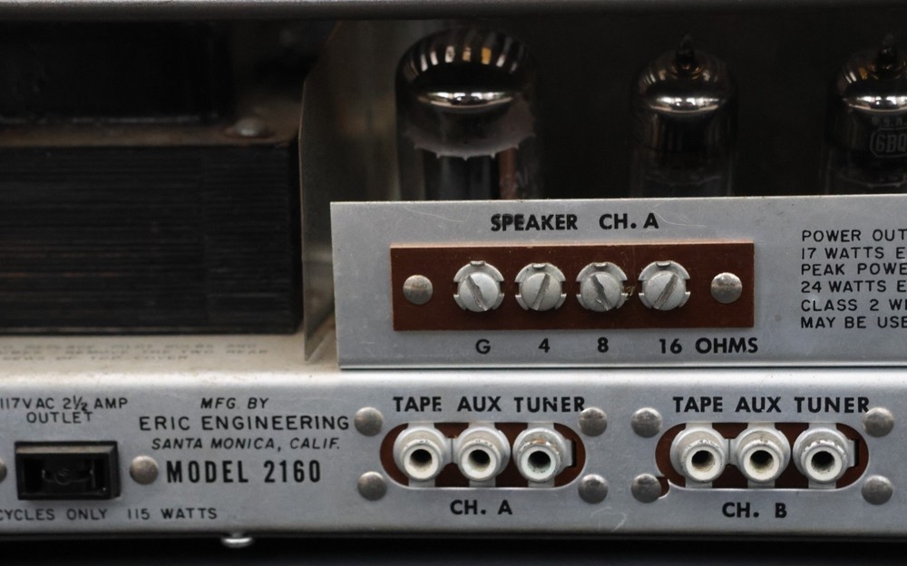 Eric Engineering 2160 6BQ5 Push Pull Integrated Tube Amplifier Plug and Play