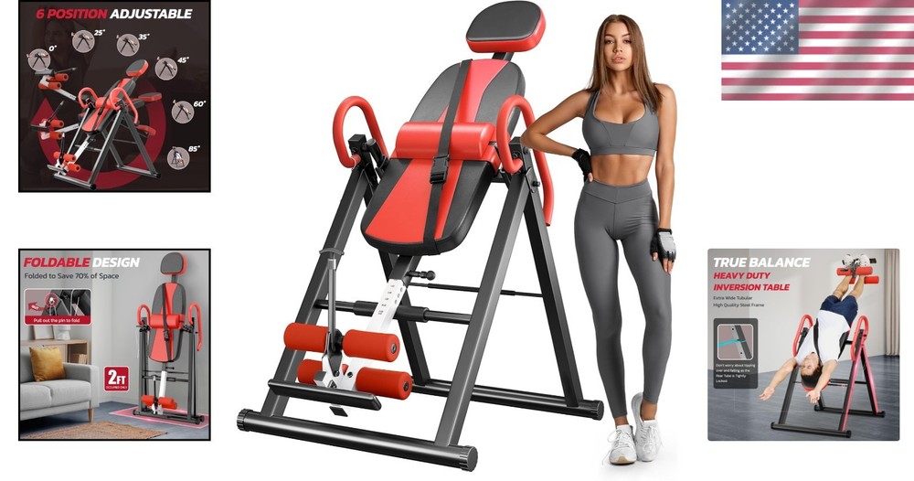 Gravity Inversion Table for Back Pain Relief