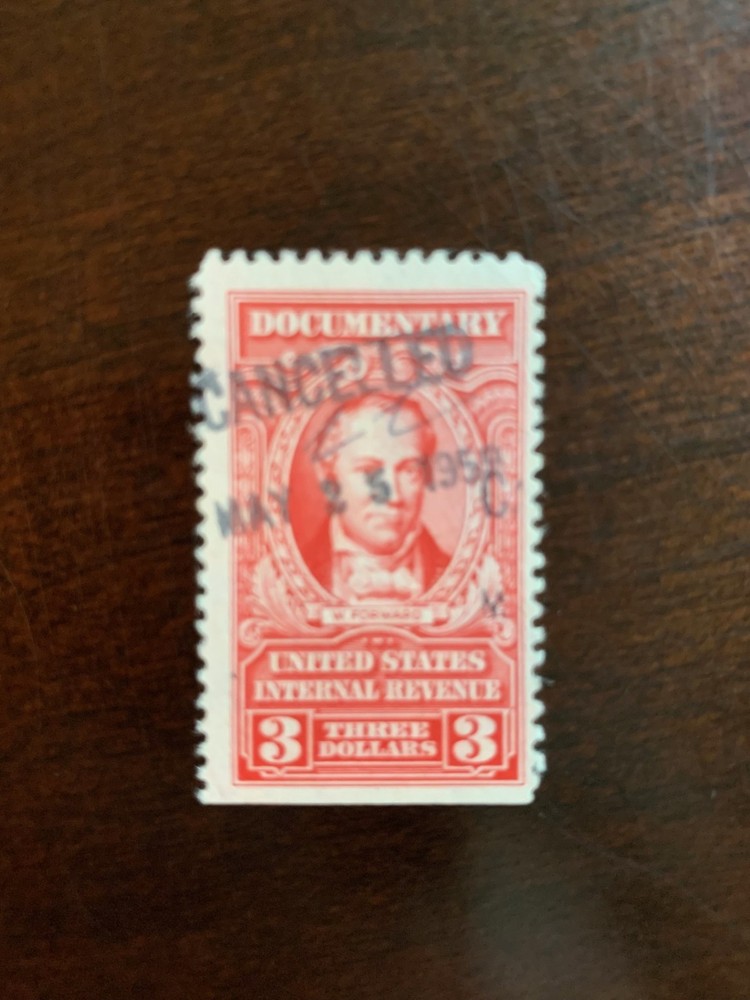 US Documentary Stamps Scott #R673 - Used