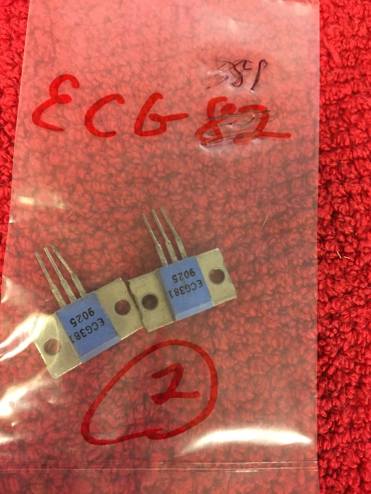 ECG381   TRANSISTORS 2  PCS NOS
