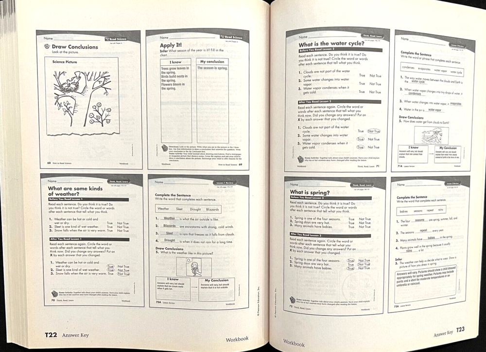 2nd Grade - SCIENCE - WORKBOOK - TEACHER GUIDE (2006, Scott Foresman)
