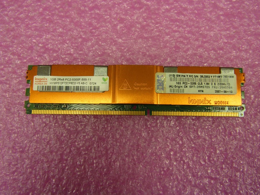 39M5784 1GB PC2-5300 MEMORY DIMM P