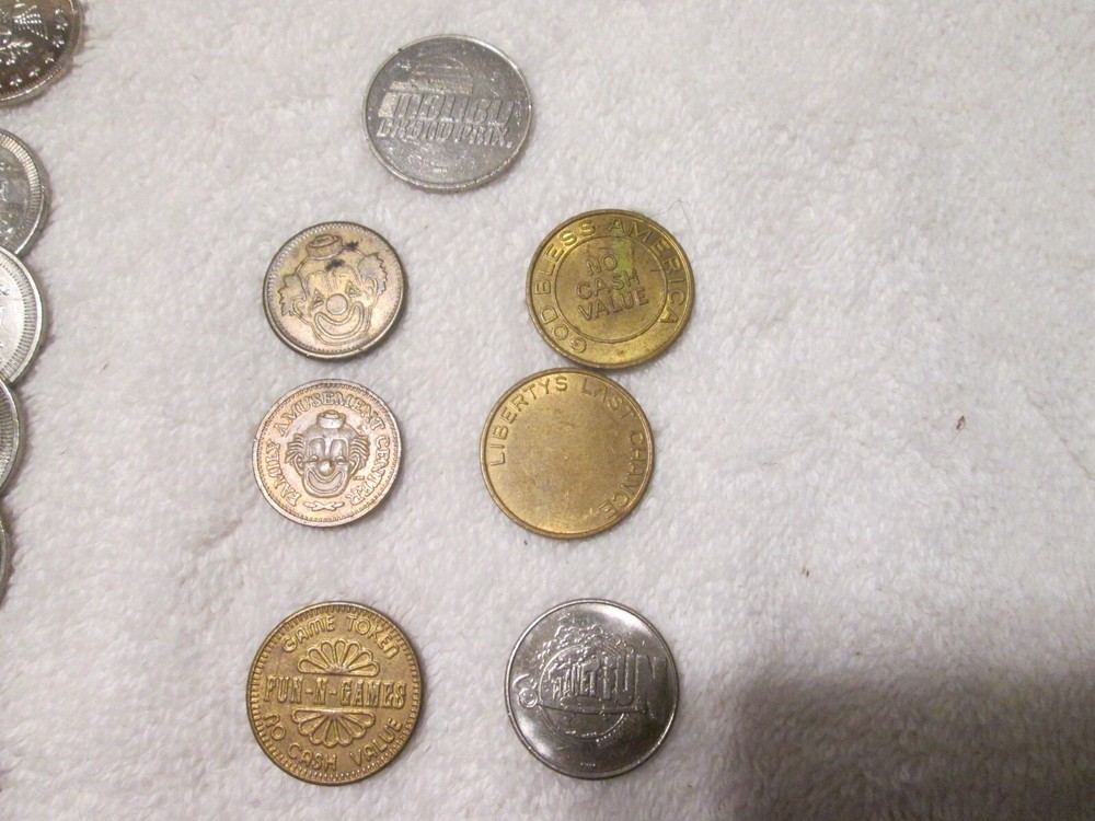 Arcade Video Game Tokens Mixed Lot