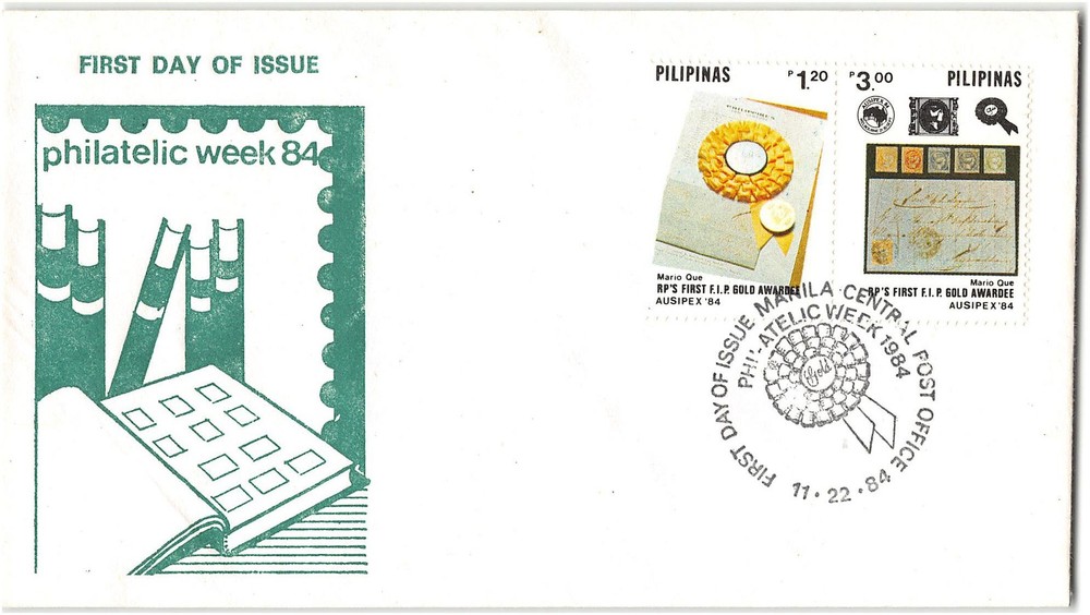 Philippines #1714-15 FDC, 1984