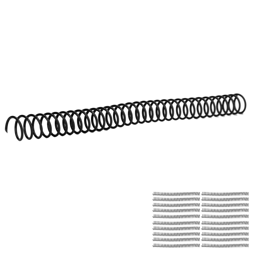 20Pcs Plastic Spiral Binding Coils Durable Convenient For Office Students Use