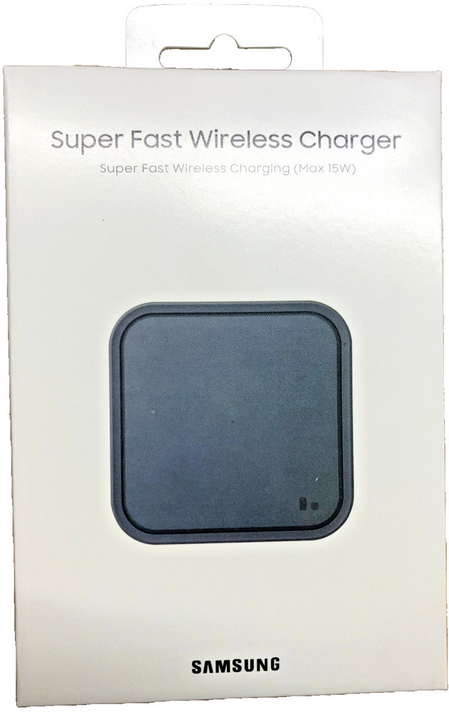Samsung 15W Single Fast Wireless Charger with cable - Dark Gray