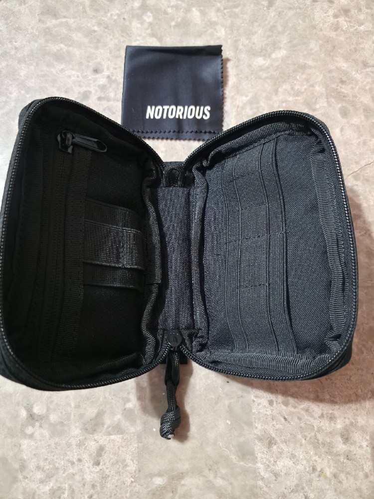 NOTORIOUS EDC-ALL GOOD POUCH-BLACK/BLACK