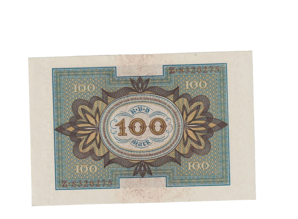 GERMANY 1920 100 MARK BANKNOTE P69a UNCIRCULATED CONDITION