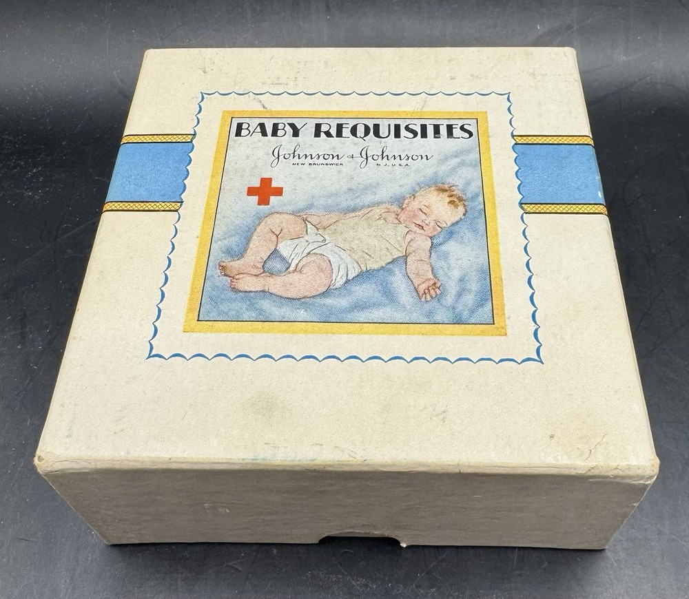 JOHNSON & JOHNSON BABY REQUISITES EMPTY BOX 1930’S