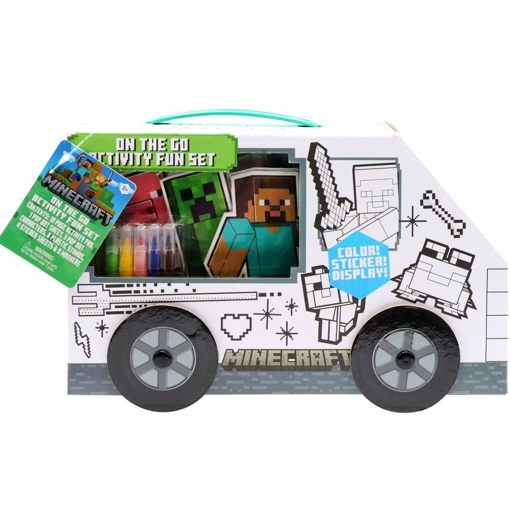 Hot Wheels Interactive Coloring Minecraft New