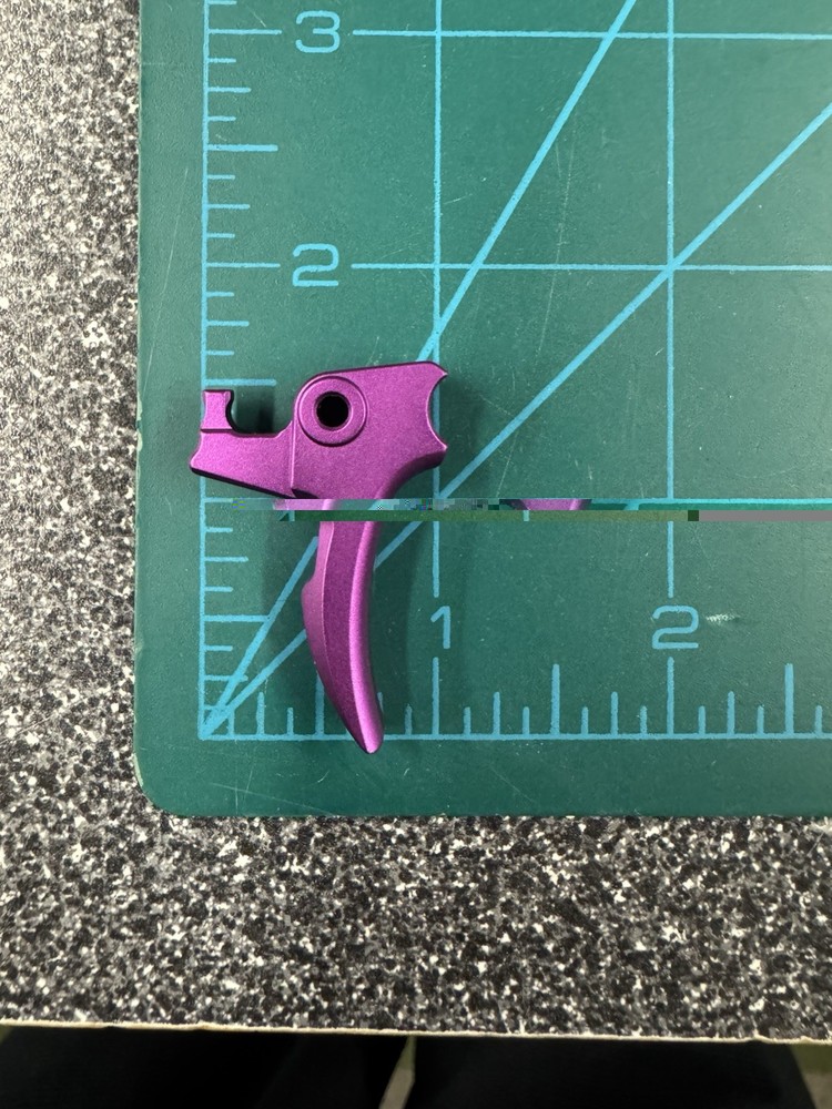 OEM Planet Eclipse EMEK (EMF) trigger. Purple. RARE.