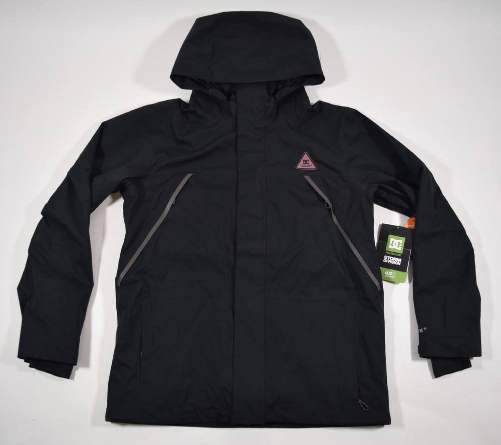 2026 NWT Mens DC Command 45K Technical Snow Jacket $300 M black shell