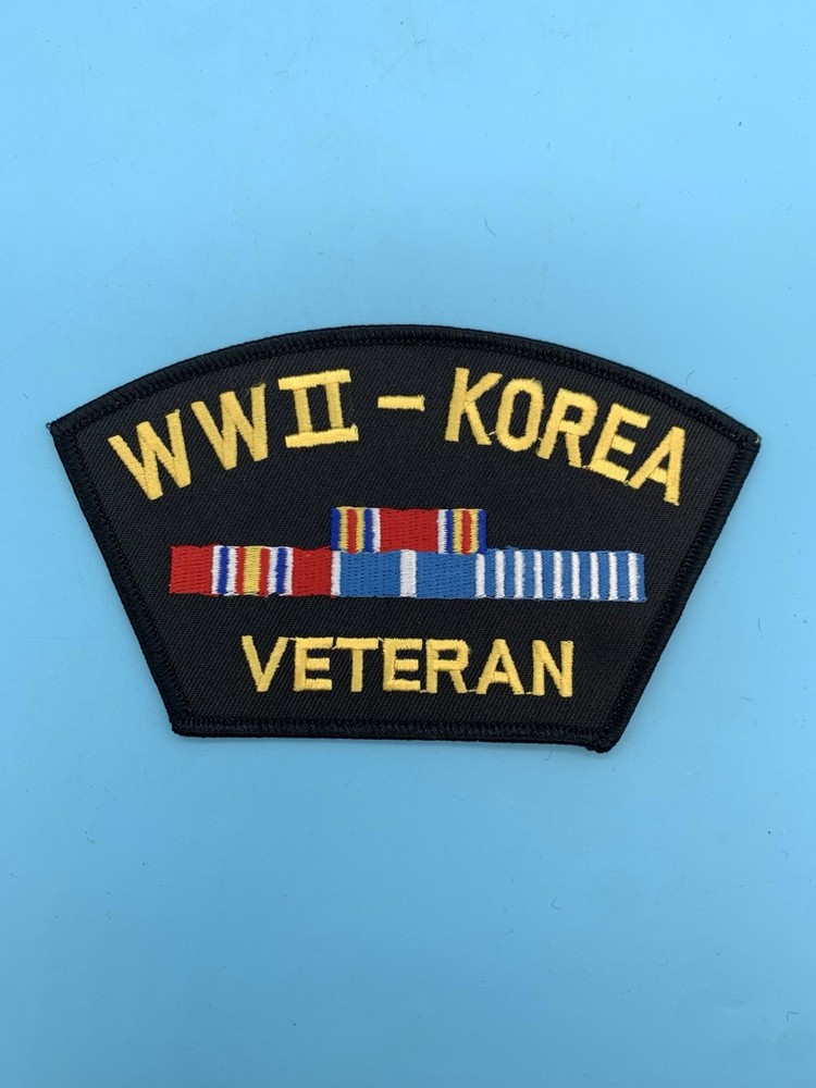 WWII - KOREA VETERAN embroidered Patch.