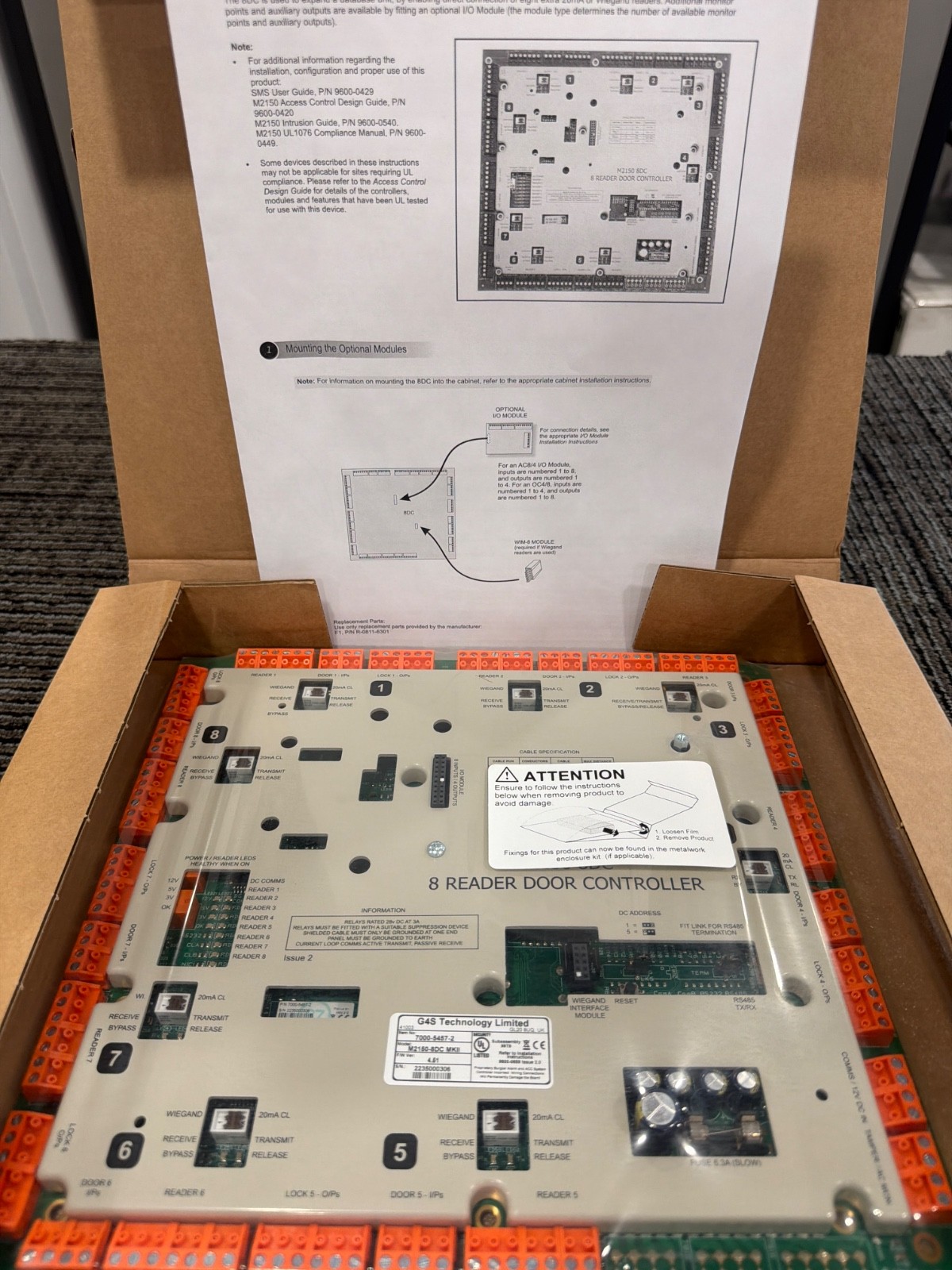 Symmetry M2150-8DC MultiNODE Board for Extended Door Monitoring | Board Only