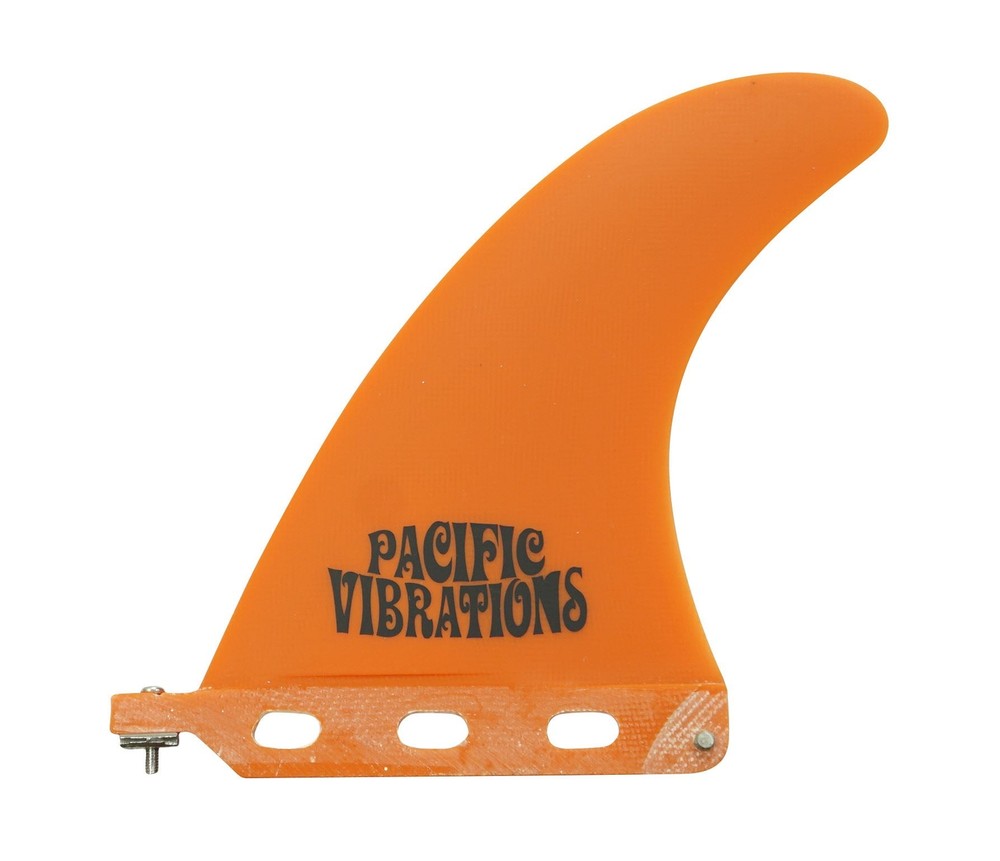 Pacific Vibrations Surfboard Longboard 6" Fin Performer