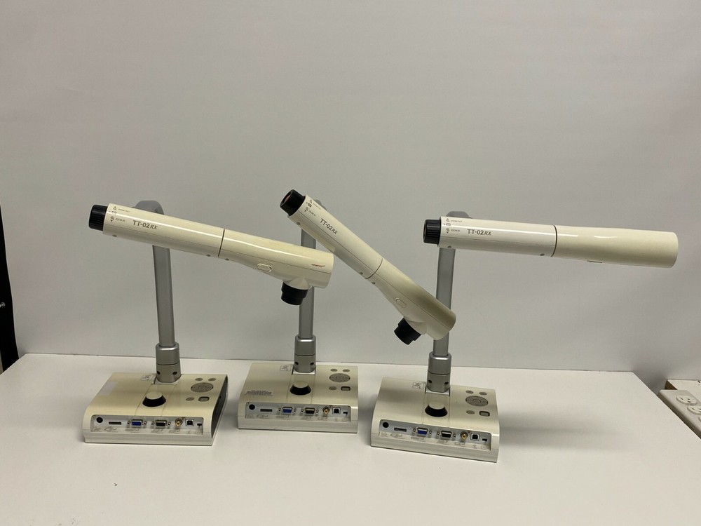 Lot 2:  Lot of 3 ElmoTT-02RX Interactive Document Camera