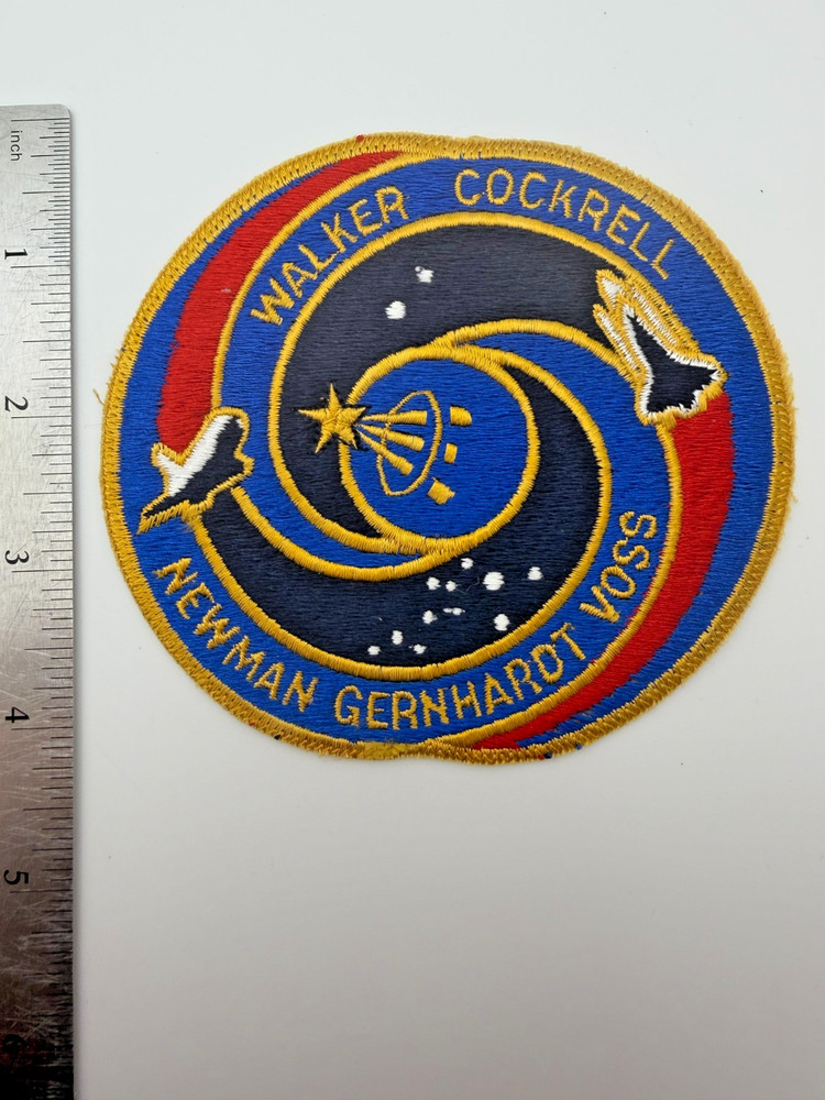 STS-69 Newman Gernhardt Voss Walker Cockrell NASA Patch Space Shuttle