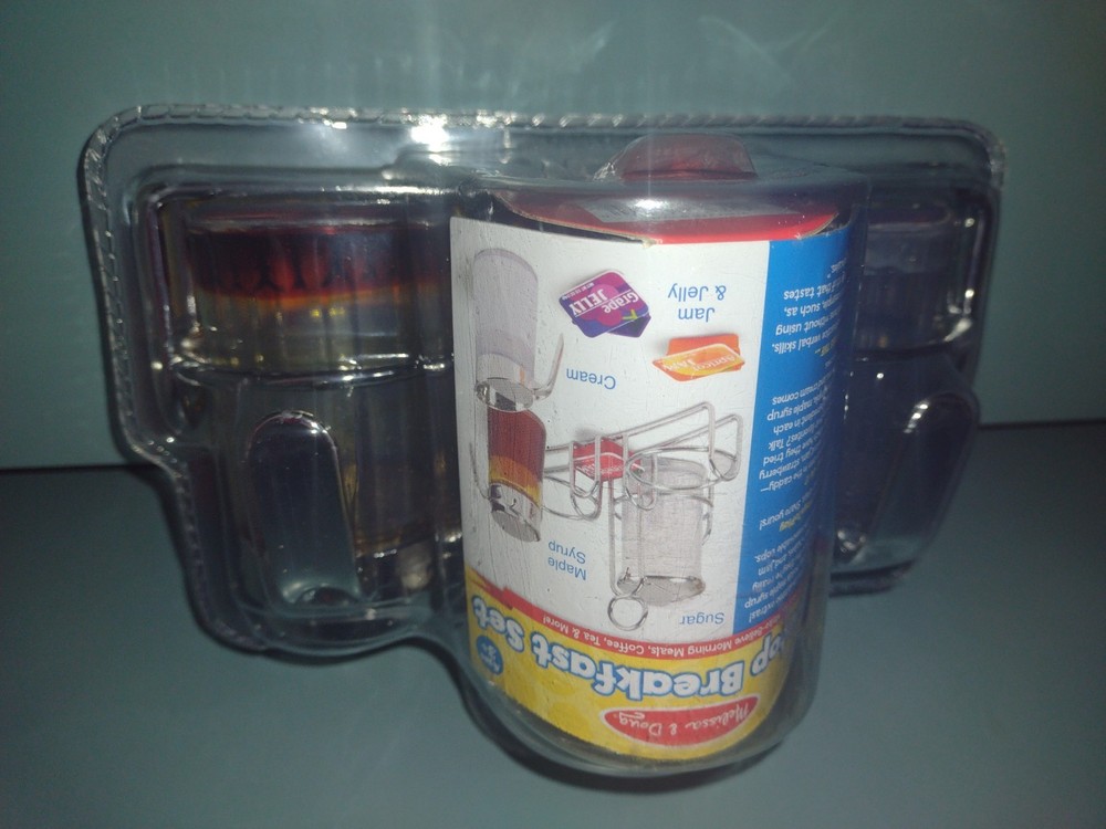 Melissa & Doug TABLETOP BREAKFAST SET 7Pcs- NEW-RARE - Breakfast Caddy