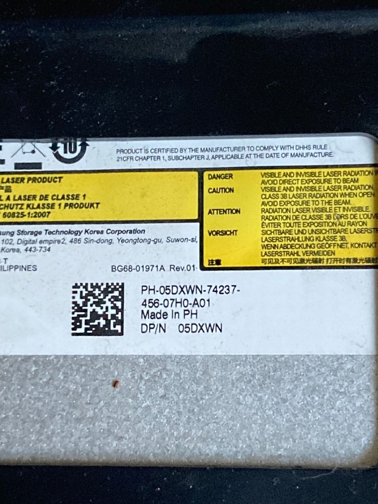 Dell 05DXWN Optical Drive