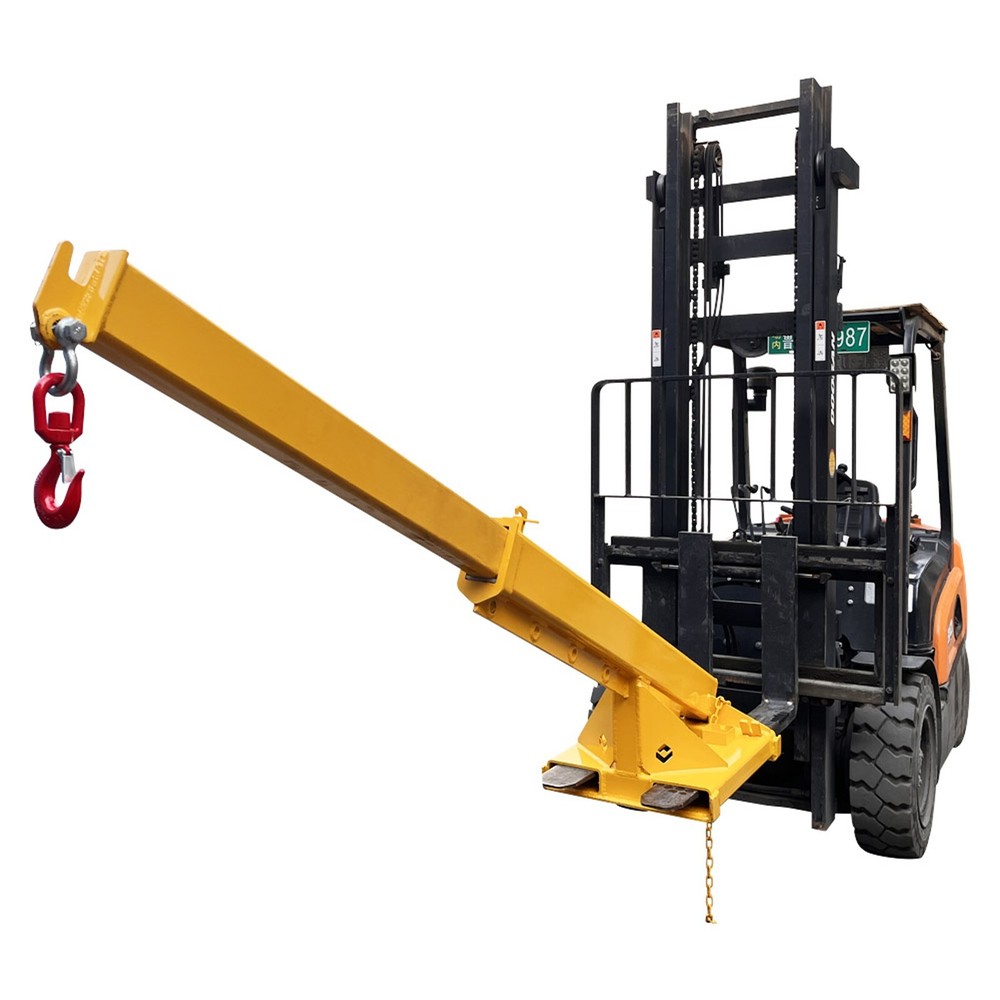 Forklift Telescopic Lifting Boom Adjustable Mobile Forklift Lifting Spreader 3T