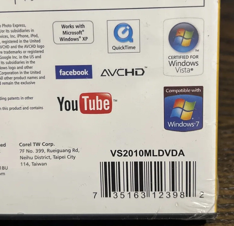 Corel Video Studio Express 2010 Education Edition New Sealed Computer Software