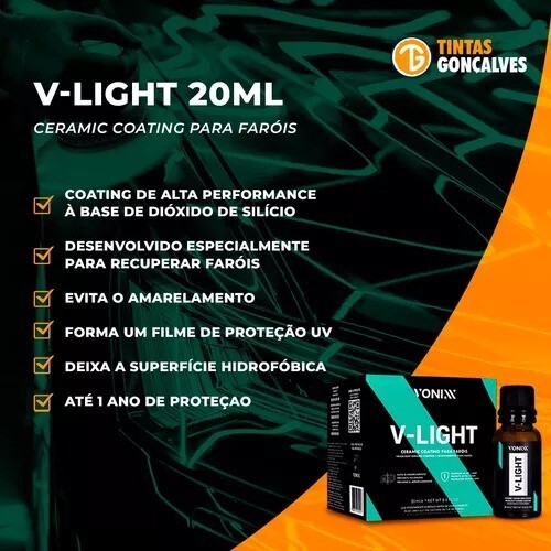 Vonixx V-Light Headlight Ceramic Coating | 20ml Kit