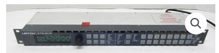 Leitch X75-RCP Frame Synchronizer Rackmount Remote Control Panel