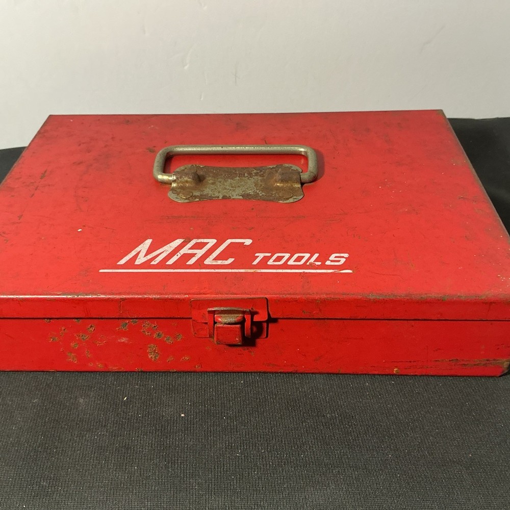 Vintage MAC TOOLS Mini Tool Box 10.5” X 7” X 2”
