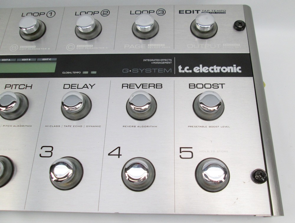 TC Electronic G-System GFX01 Multi-Effects Pedal Guitar Floor Board Processor