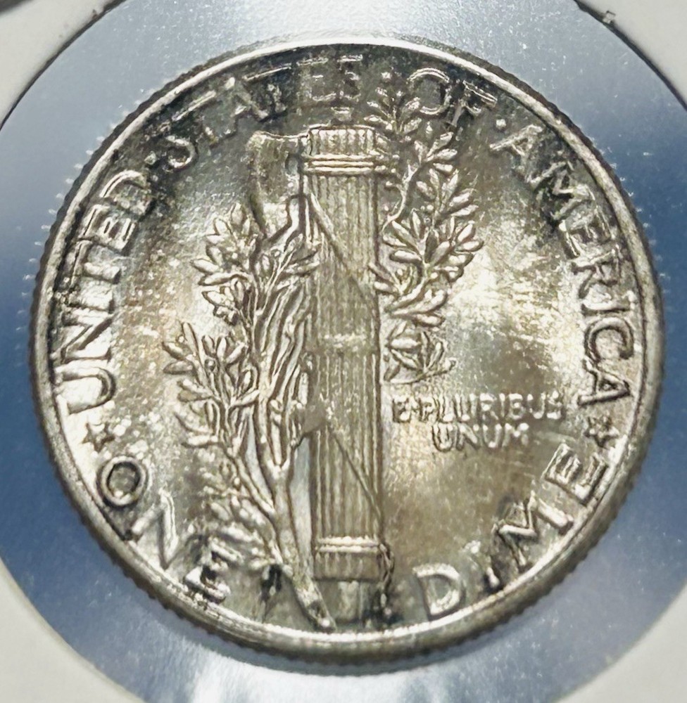1945 Mercury Silver Dime Coin Uncirculated