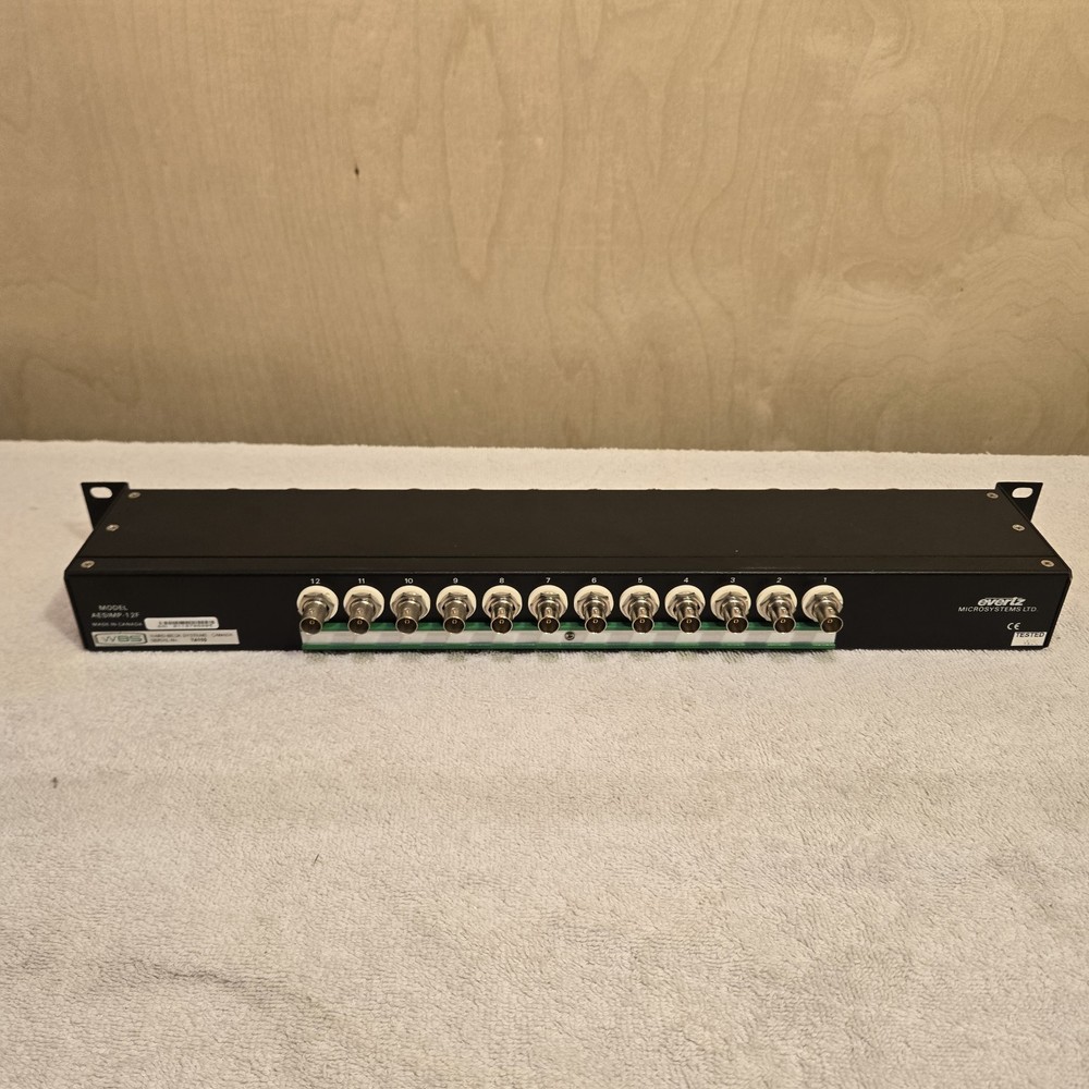 Evertz AESIMP-12F Used Gear