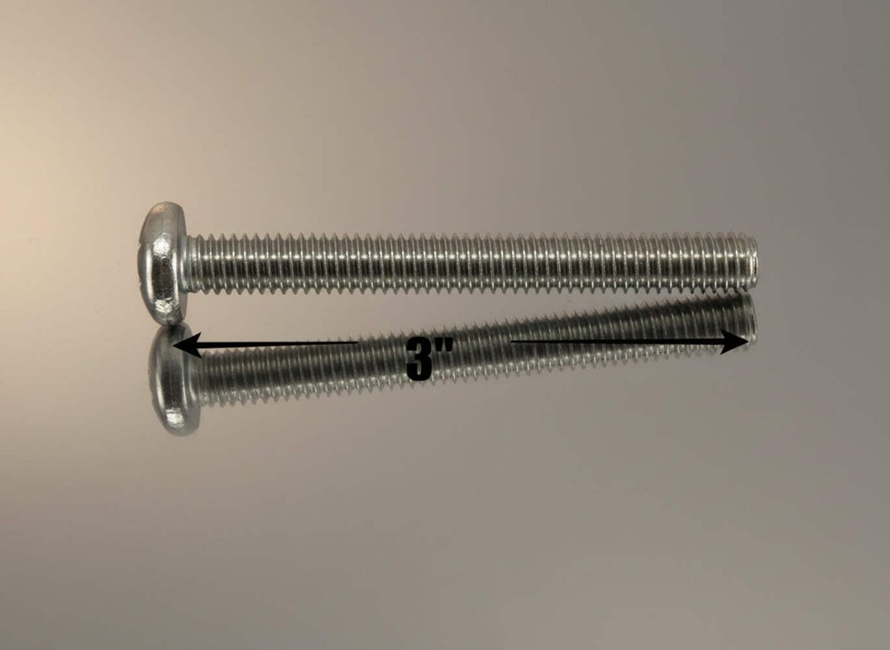 Whelen Code 3 - Pair (2) Gutter Strap Stainless Steel Tension Bolts - 3" Long -