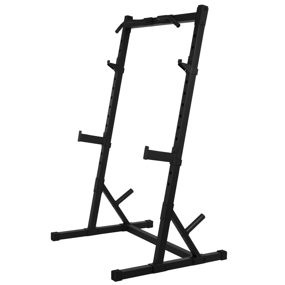 Adjustable Half-Frame Squat Rack Multifunctional Power Cage