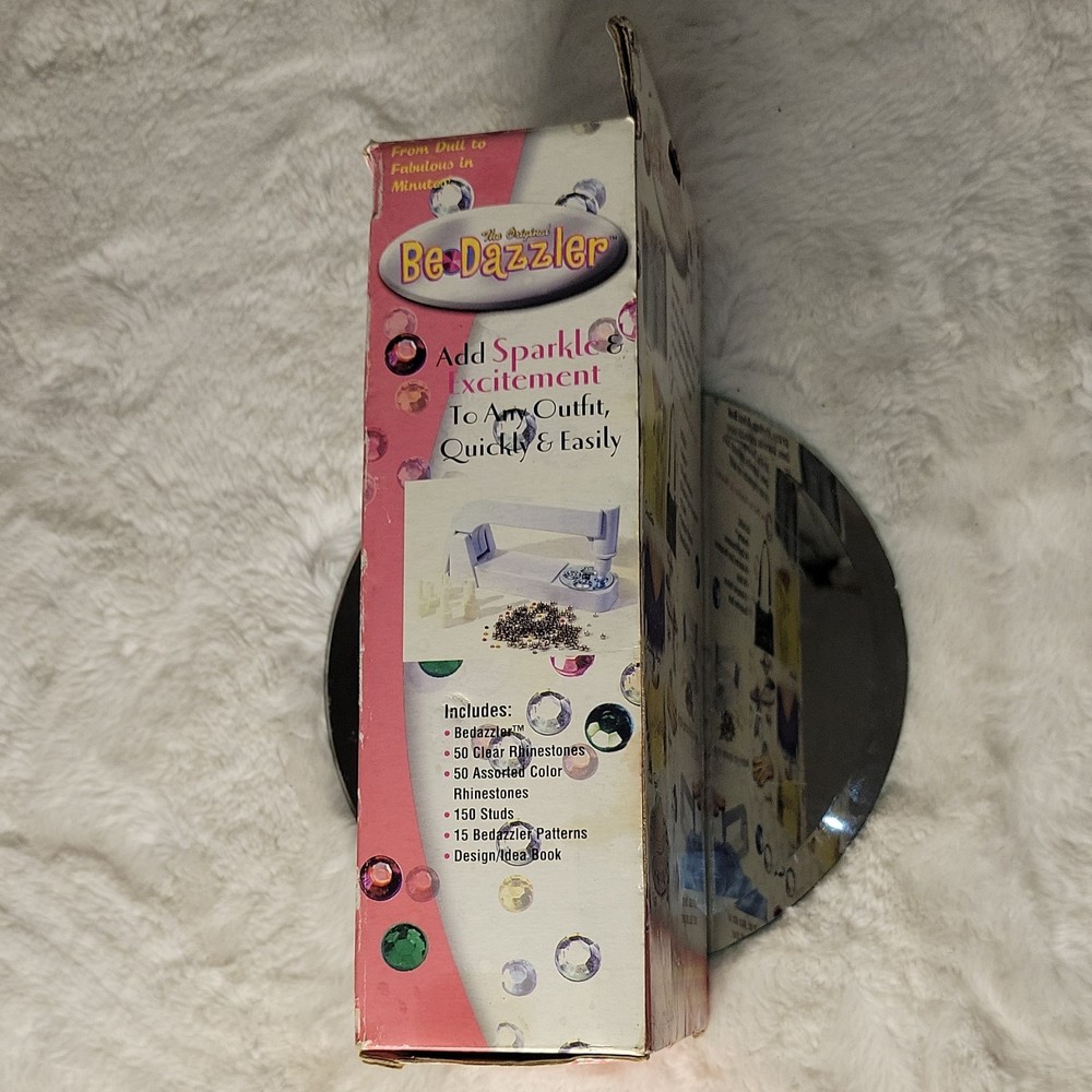 BeDazzler Rhinestone & Stud Setting Tool BDZ-06 with Attachments & Studs